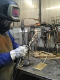 A la fonderie - dans l'atelier